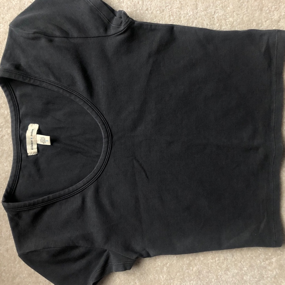 Dark grey crop top! From Urban Outfitters